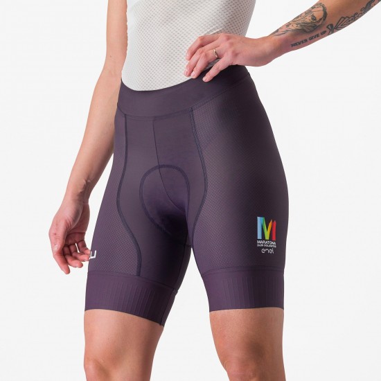 Bekleidung Damen Maratona Dles Dolomites-Enel 2024 frau kurze radhose