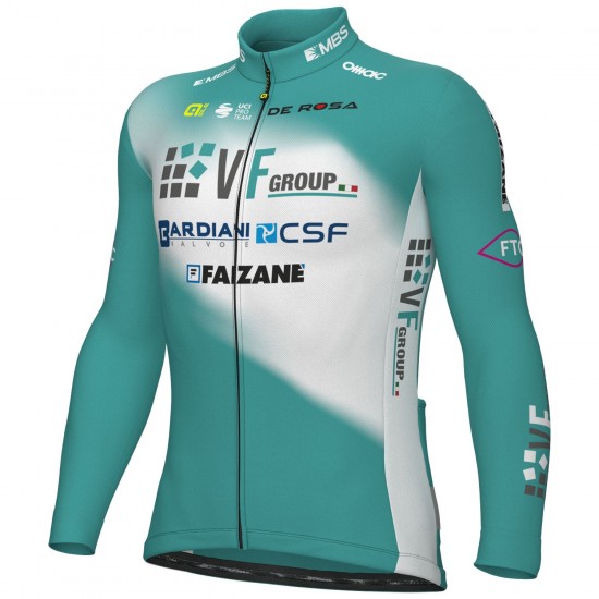 Bekleidung Herren Ale VF Group-Bardiani CSF-Faizane 2024 langarmtrikot trikot