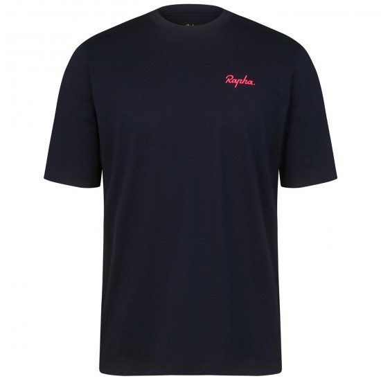 Bekleidung Herren T-Shirt Rapha Logo-Blau