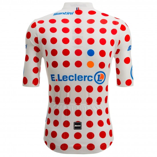 Bekleidung Herren Trikot Santini Punkte Tour de France 2025 Offiziell Bekleidung Herren Trikot Santini Punkte Tour de France 2025 Offiziell