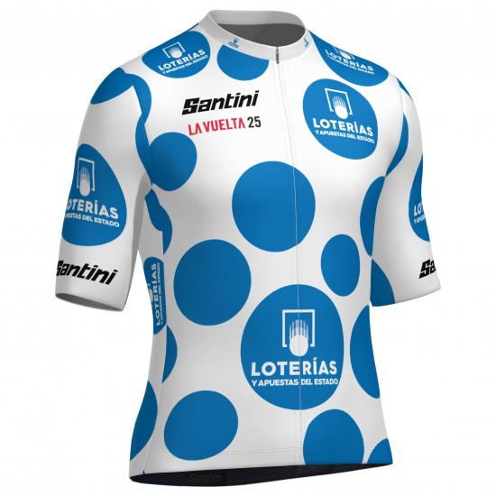 Bekleidung Herren Santini Pois Vuelta Espana 2025 trikot Bekleidung Herren Santini Pois Vuelta Espana 2025 trikot