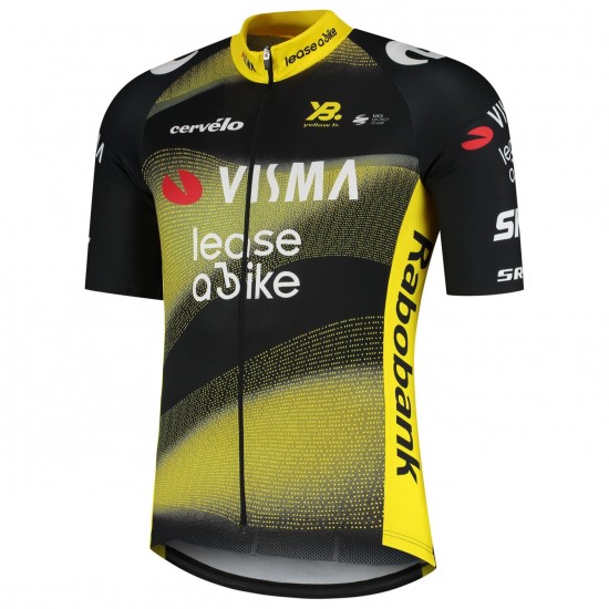 Bekleidung Herren Team Visma Lease a Bike 2025 The Swarm trikot-Tdf Bekleidung Herren Team Visma Lease a Bike 2025 The Swarm trikot-Tdf