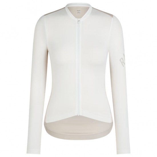 Bekleidung Damen Rapha Pro Team Lightweight frau langarmtrikot-Weiss