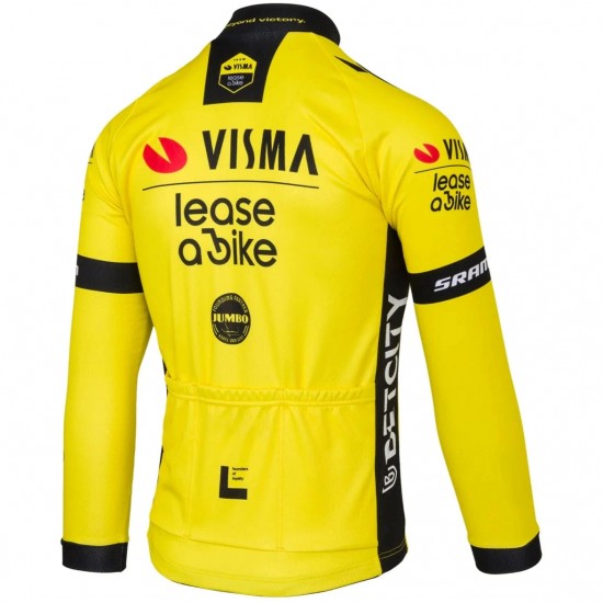 Bekleidung Herren Team Visma Lease a bike 2025 langarm trikot Bekleidung Herren Team Visma Lease a bike 2025 langarm trikot