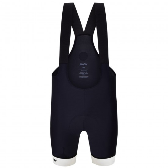 Bekleidung Herren Santini Bianca Tour de France tragerhose 2025