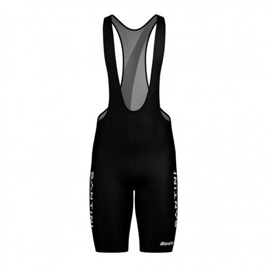 Bekleidung Herren Santini Squadra Corse 2025 tragerhose-Schwarz