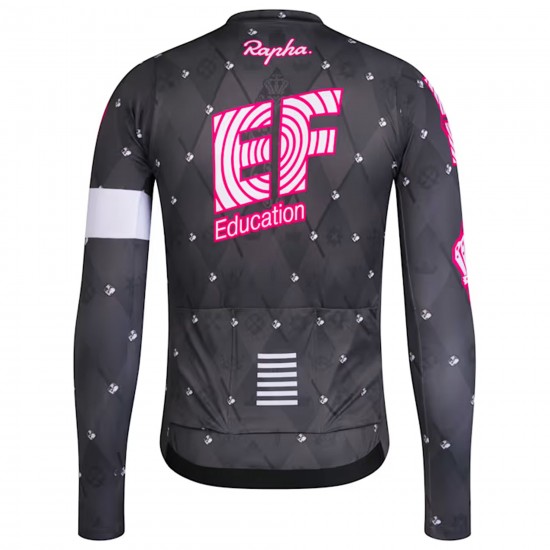 Bekleidung Herren Rapha EF Education EasyPost langarm trikot 2025 Bekleidung Herren Rapha EF Education EasyPost langarm trikot 2025
