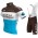 AG2R LA MONDIALE 2019 Fahrradbekleidung Radtrikot Satz Kurzarm+Kurz Trägerhose WB092