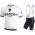 BIANCHI MILANO New Pride white Fahrradbekleidung Radtrikot Satz Kurzarm+Kurz Trägerhose M617M
