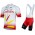 COFIDIS 2019 Fahrradbekleidung Radtrikot Satz Kurzarm+Kurz Trägerhose HGP0D