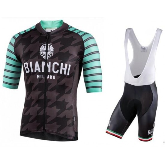 BIANCHI MILANO Fahrradbekleidung 2020 Flumini Radtrikot kurzarm+Pelau Trägerhose kurz
