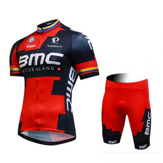 2015 BMC Fahrradbekleidung Radtrikot Satz Kurzarm+Kurz Radhose PH3OK