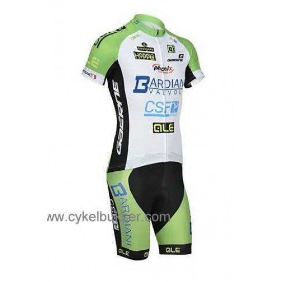 Bardiani CSF Radbekleidung Radtrikot Kurzarm und Fahrradhosen Kurz PU99B