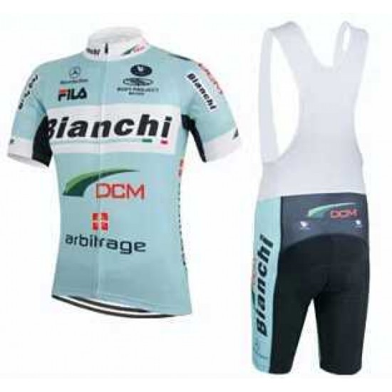 2015 Bianchi DCM Fahrradbekleidung Radteamtrikot Kurzarm+Kurz Radhose Kaufen DO5P5