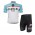 Bianchi 2014 Radbekleidung Radtrikot Kurzarm und Fahrradhosen Kurz weiß blau FP1Q8