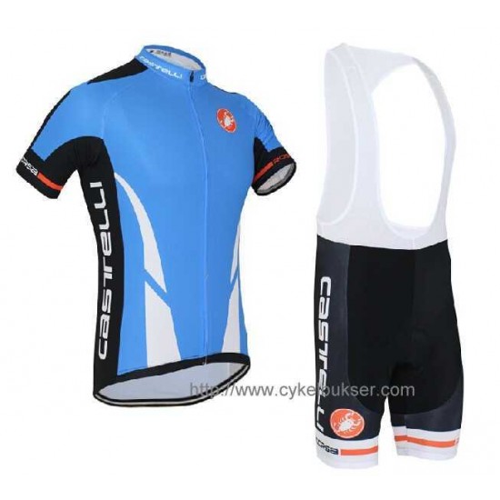 Castelli Climber Fahrradbekleidung Radteamtrikot Kurzarm+Kurz Radhose Kaufen blau XHI0N