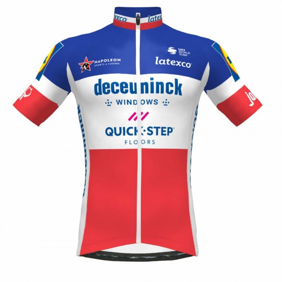 france champion Pro Team 2021 Fahrradbekleidung Radteamtrikot Kurzarm+Kurz Radhose ZZJPd0