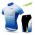 2016 BAT FOX Fahrradbekleidung Radtrikot Kurzarm+Kurz Radhose blau BHYD1