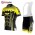 2016 BAT FOX Fahrradbekleidung Radteamtrikot Kurzarm+Kurz Radhose Kaufen gelb I2O6E