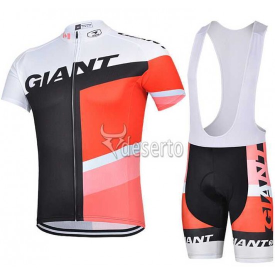 2015 Giant Fahrradbekleidung Radteamtrikot Kurzarm+Kurz Radhose Kaufen Schwarz Rot 88JJA