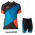 2016 KTM Fahrradkleidung Radsportbekleidung Kurzarm Trikot+Trägerhose Kurz blau 04 8A05L