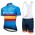 Movistar Champions Spain 2018 Fahrradbekleidung Radtrikot Satz Kurzarm+Kurz Trägerhose 7WOR6