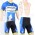 Mitchelton Scott 2018 blau Fahrradbekleidung Satz Fahrradtrikot Kurzarm Trikot und Kurz Trägerhose 9K2KK