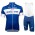 2018 Quick Step Floors Fahrradbekleidung Radtrikot Satz Kurzarm+Kurz Trägerhose 83H49