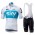TEAM SKY 2018 weiß Fahrradbekleidung Satz Fahrradtrikot Kurzarm Trikot und Kurz Trägerhose LBUFX
