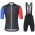 Vuelta Espana 2018 Andorra Fahrradbekleidung Radtrikot Satz Kurzarm+Kurz Trägerhose UI6JW