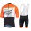 2017 Morvelo Nauty Nth Fahrradbekleidung Radteamtrikot Kurzarm+Kurz Radhose Kaufen oranje Q83BJ