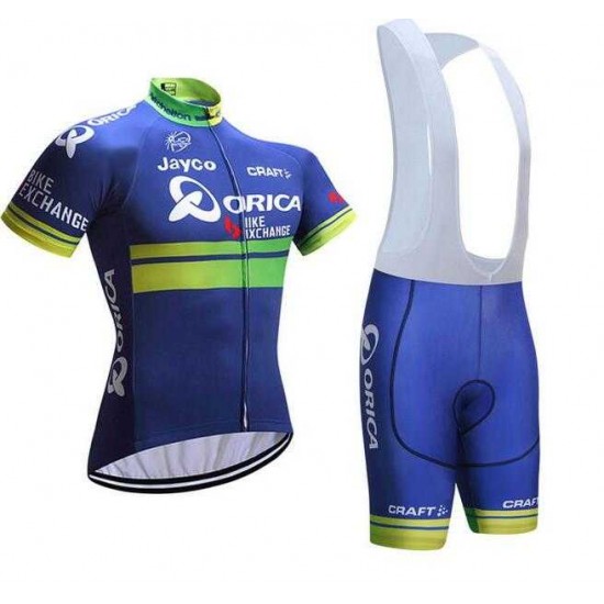 2017 Orica Fahrradbekleidung Radteamtrikot Kurzarm+Kurz Radhose Kaufen GUMOX
