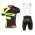 2016 Pinarello Fahrradbekleidung Radteamtrikot Kurzarm+Kurz Radhose Kaufen gelb Schwarz 3348N