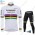 Winter Thermal Fleece Deceuninck quick step 2021 UCI World Champion Fahrradbekleidung Radtrikot Langarm+Lang Trägerhose LNIEX