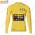 Winter Thermal Fleece Jumbo Visma 2021 Tour De France Fahrradbekleidung Radtrikot Langarm BJHGT