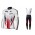 2016 SKY British Winter Fahrradbekleidung Radtrikot Langarm+Lang Trägerhose vliezen Rot weiß I4V7P