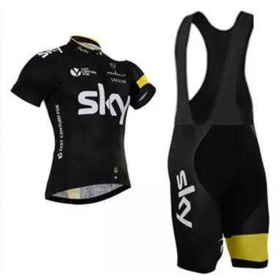 2015 Sky Fahrradbekleidung Radteamtrikot Kurzarm+Kurz Radhose Kaufen Schwarz I1GZ2 2015 Sky Fahrradbekleidung Radteamtrikot Kurzarm+Kurz Radhose Kaufen Schwarz I1GZ2