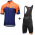 2016 Fahrradbekleidung Radteamtrikot Kurzarm+Kurz Radhose Kaufen blau oranje 8DSBM