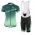 2016-2017 Scott Fahrradbekleidung Radteamtrikot Kurzarm+Kurz Radhose Kaufen grün Damen H4AQ1