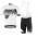 2016-2017 Scott Fahrradbekleidung Radteamtrikot Kurzarm+Kurz Radhose Kaufen weiß R8TEF