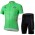 Tour de France grün Radbekleidung Radtrikot Kurzarm und Fahrradhosen Kurz 0OLTI