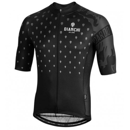 BIANCHI MILANO Savignano Black Fahrradbekleidung Radtrikot HYQLS
