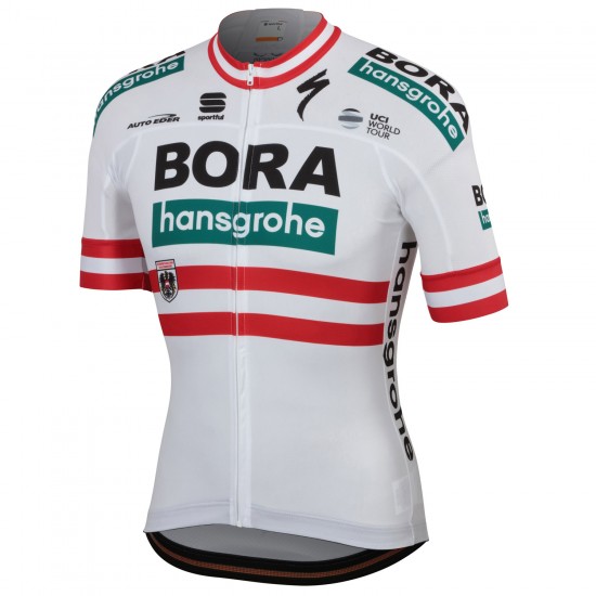 Bora Hansgrohe 2019 Austrian champion Fahrradbekleidung Radtrikot 3MSK8