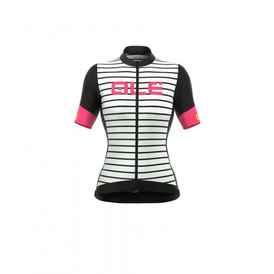 ALE R-EV1 MARINA Damen Fahrradbekleidung Radtrikot weiß E7CYD