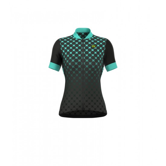 ALE EXCEL BOLAS Damen Fahrradbekleidung Radtrikot turquoise 8CLWL