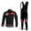 Castelli 3T Fahrradbekleidung Set Langarmtrikot+Lange Trägerhose Schwarz 8V90B