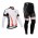 Castelli 2014 Fahrradbekleidung Set Langarmtrikot+Lange Radhose weiß Rot 4WZHW