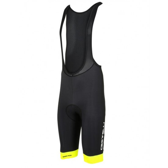 2016 Castelli Exclusive Nanoflex Pro Kurz Trägerhose gelb 4AAY7