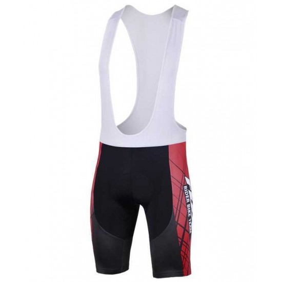 2014 Fox Bike Teams Fahrradbekleidung Kurz Trägerhose Schwarz Rot DU9L7