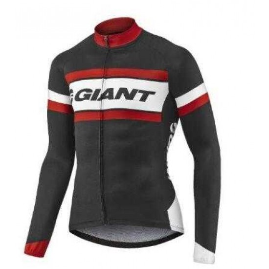 2016-2017 Giant Fahrradbekleidung Radtrikot Langarmen Rot 6BTT8